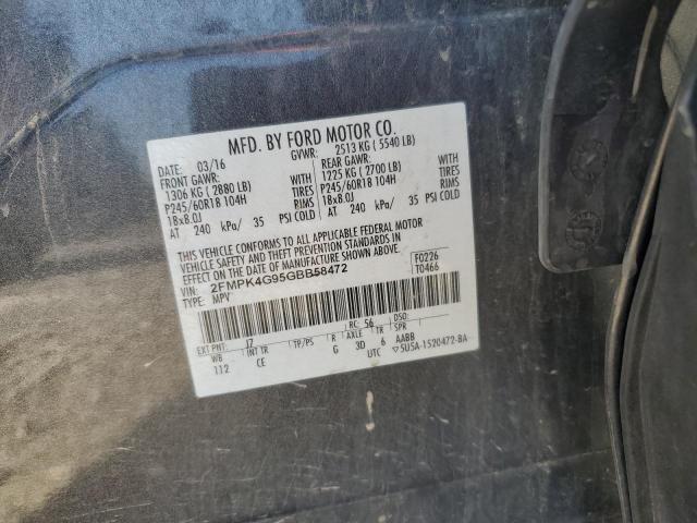 2016 FORD EDGE SE 2FMPK4G95GBB58472