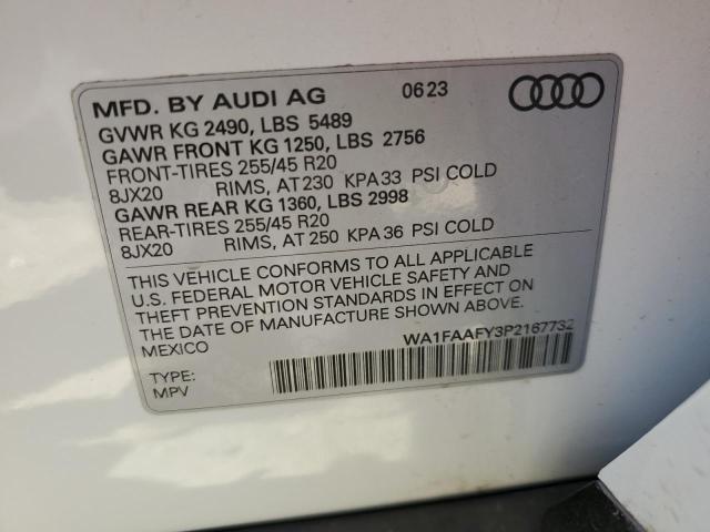 2023 AUDI Q5 PRESTIG - WA1FAAFY3P2167732