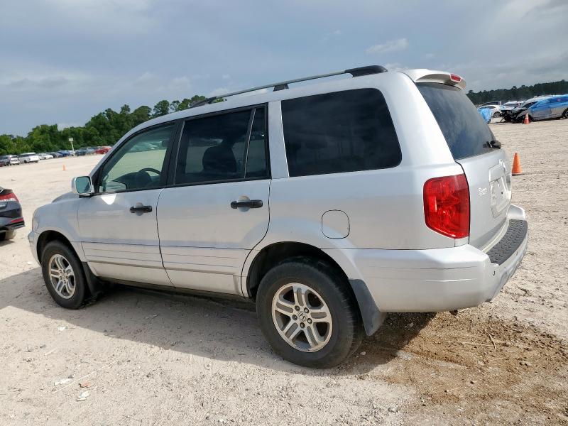 HONDA PILOT EXL 2005 silver 4dr spor gas 5FNYF18545B035074 photo #3