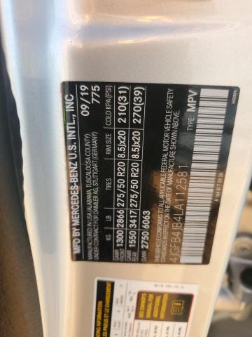 2020 MERCEDES-BENZ GLE 350 4JGFB4JB4LA112581