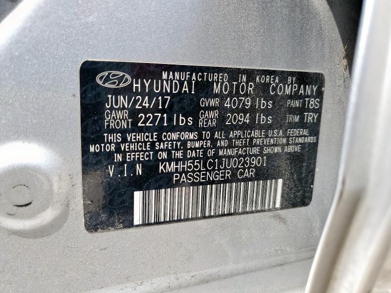 2018 HYUNDAI ELANTRA GT - KMHH55LC1JU023901