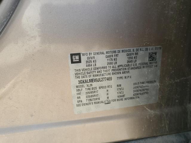 2018 GMC TERRAIN SL - 3GKALMEV9JL277469