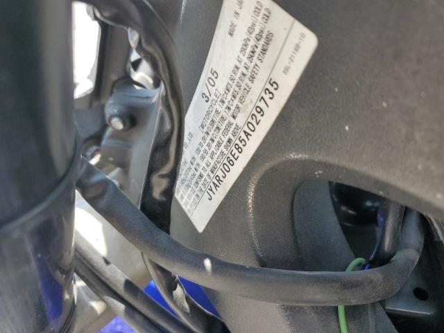 2005 YAMAHA YZFR6 L JYARJ06E85A029735
