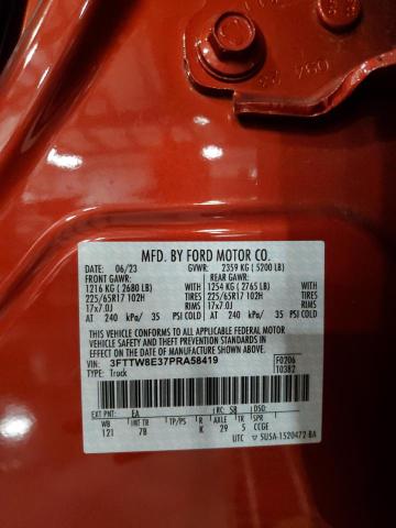 2023 FORD MAVERICK X 3FTTW8E37PRA58419