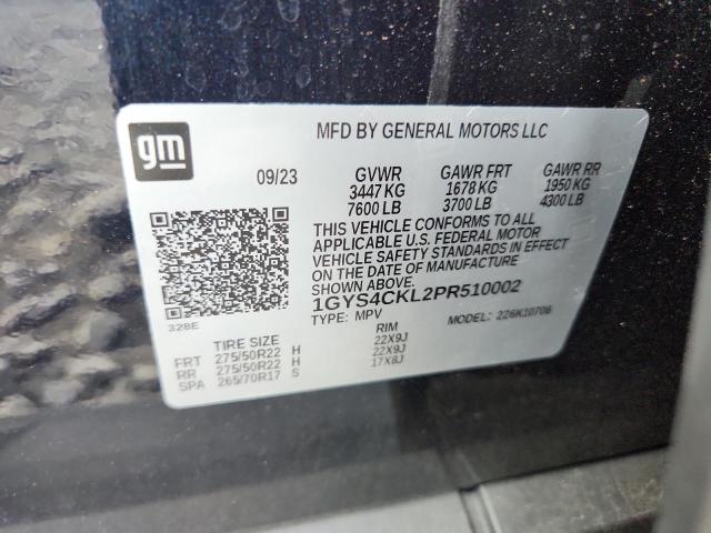 2023 CADILLAC ESCALADE P 1GYS4CKL2PR510002