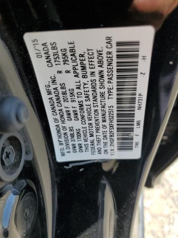 2015 HONDA CIVIC LX 2HGFB2F5XFH522515