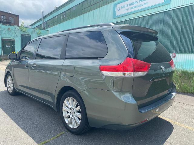 TOYOTA SIENNA XLE 2011 green sports v gas 5TDDK3DC3BS023855 photo #4