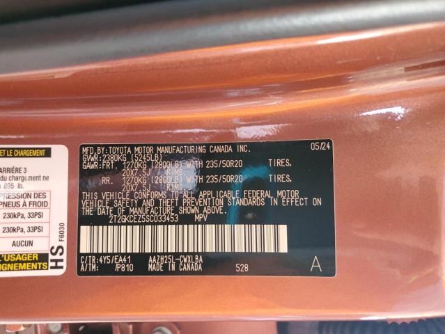 2025 LEXUS NX 350H BASE 2T2GKCEZ5SC033453