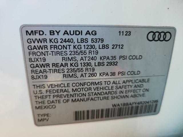 2024 AUDI Q5 PREMIUM WA1BBAFY4R2041295