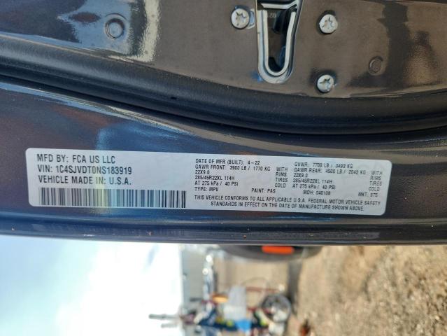 2022 JEEP WAGONEER S 1C4SJVDT0NS183919
