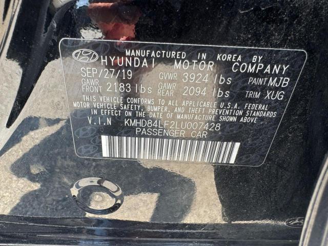 2020 HYUNDAI ELANTRA SE - KMHD84LF2LU007428