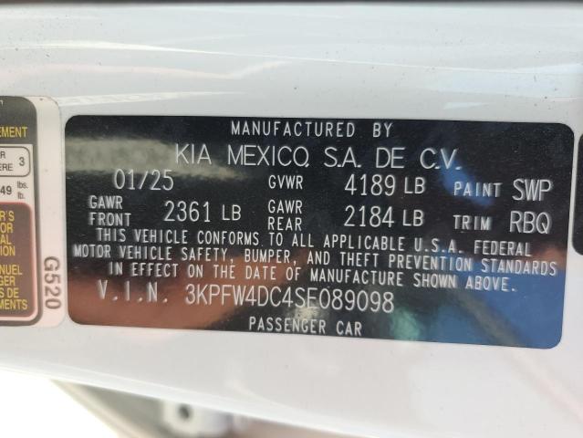 2025 KIA K4 GT-LINE 3KPFW4DC4SE089098