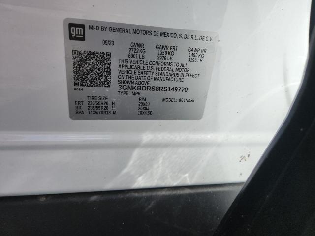 2024 CHEVROLET BLAZER 3LT 3GNKBDRS8RS149770