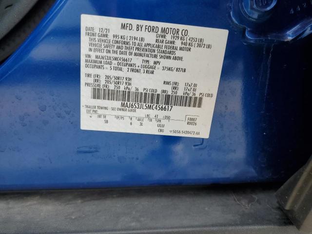 2021 FORD ECOSPORT S - MAJ6S3JL5MC456617