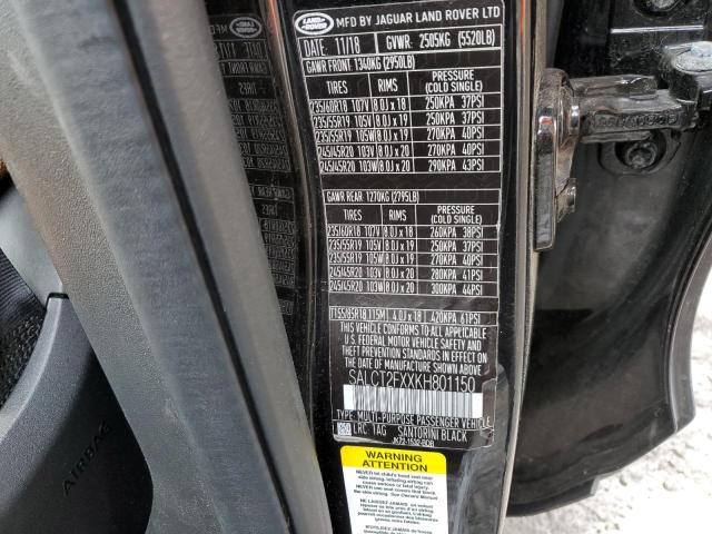 2019 LAND ROVER DISCOVERY SALCT2FXXKH801150