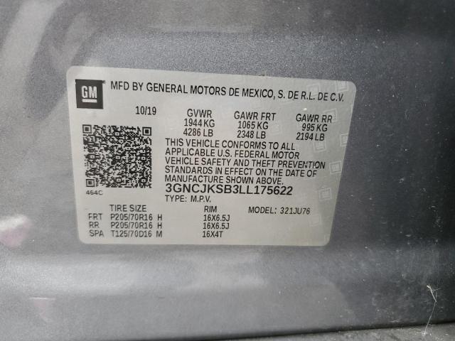 2020 CHEVROLET TRAX LS - 3GNCJKSB3LL175622