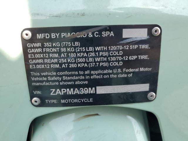 2021 VESPA GTS 300 ZAPMA39M4M5100826