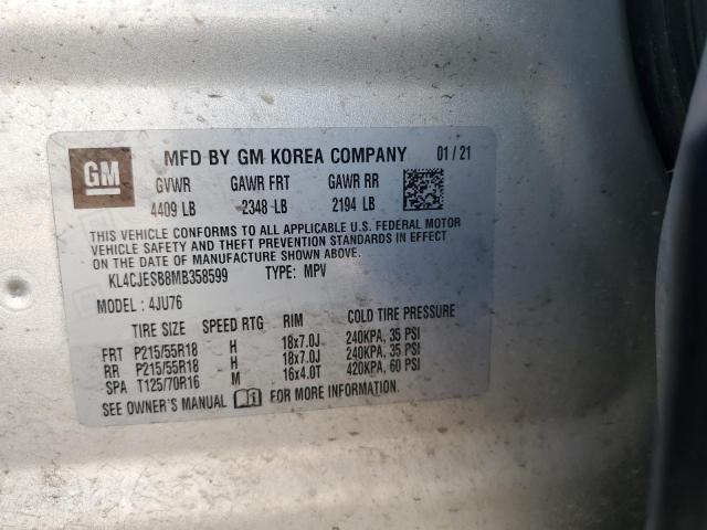 2021 BUICK ENCORE PRE KL4CJESB8MB358599