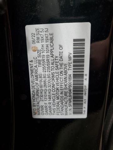 2023 HONDA ODYSSEY EL 5FNRL6H94PB001894
