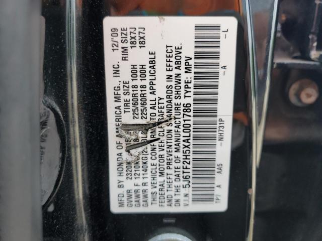 2010 HONDA ACCORD CRO - 5J6TF2H5XAL001786