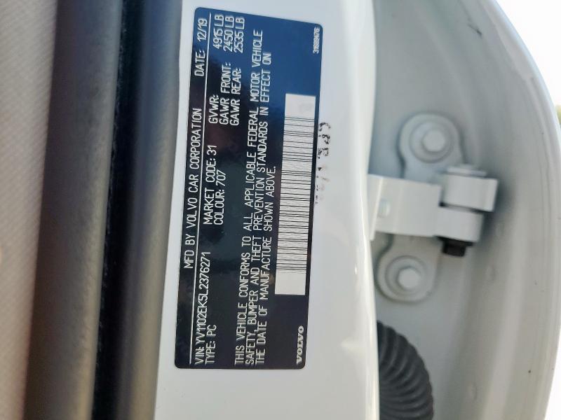 2020 VOLVO V60 T5 MOM YV1102EK5L2376271