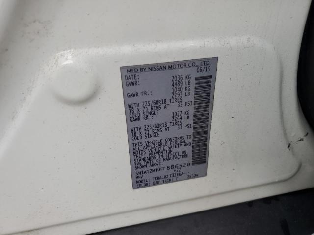 2015 NISSAN ROGUE S 5N1AT2MT0FC886528