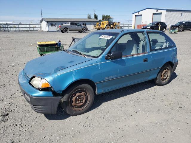 SUZUKI SWIFT GA 1993 teal  gas 2S2AC35S5P6601239 photo #1