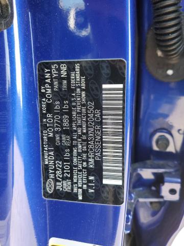 2022 HYUNDAI VENUE SEL - KMHRC8A3XNU204502