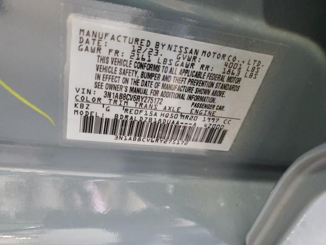 2024 NISSAN SENTRA SV 3N1AB8CV6RY275172