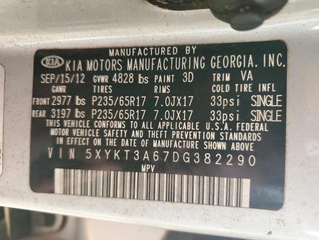 2013 KIA SORENTO LX - 5XYKT3A67DG382290