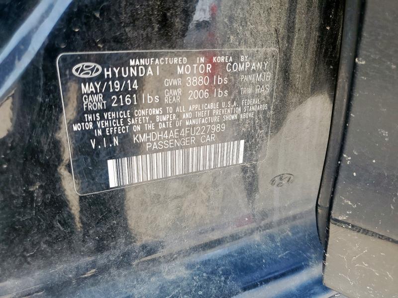 2015 HYUNDAI ELANTRA SE - KMHDH4AE4FU227989