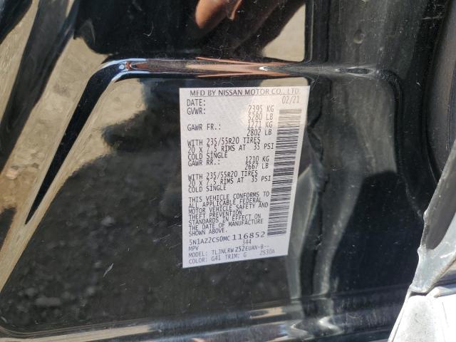 2021 NISSAN MURANO SL 5N1AZ2CS0MC116852