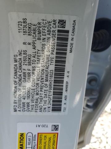 2024 HONDA CIVIC TOUR 2HGFE1F99RH318023