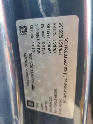 2019 GMC SIERRA K15 1GTR9CED3KZ333088
