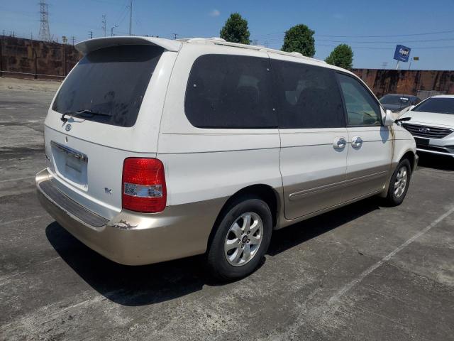 KIA SEDONA EX 2005 white  gas KNDUP132256638612 photo #4