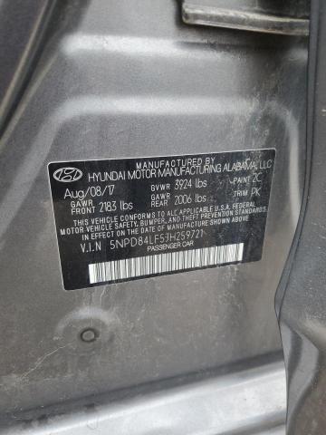 2018 HYUNDAI ELANTRA SE 5NPD84LF5JH259721