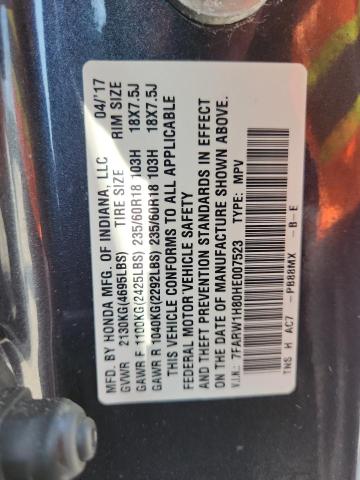 2017 HONDA CR-V EXL 7FARW1H80HE007523