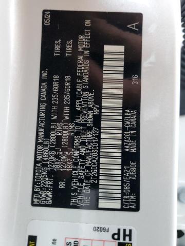 2025 LEXUS NX 250 PRE 2T2GDCAZ0SC017127