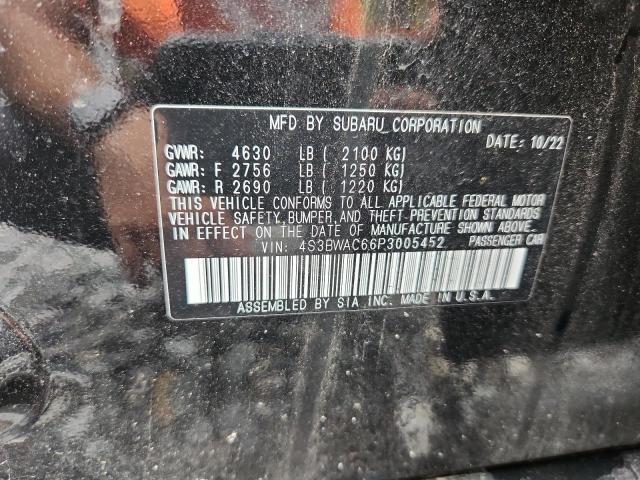 2023 SUBARU LEGACY PRE 4S3BWAC66P3005452