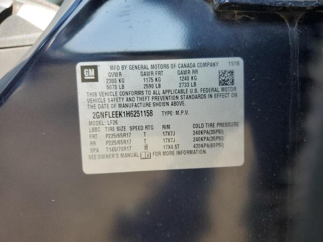 2017 CHEVROLET EQUINOX LS 2GNFLEEK1H6251158