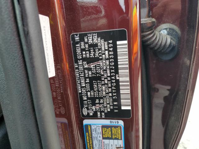 2018 KIA SORENTO LX 5XYPG4A3XJG338494