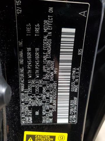 2016 TOYOTA HIGHLANDER - 5TDJKRFH2GS234891