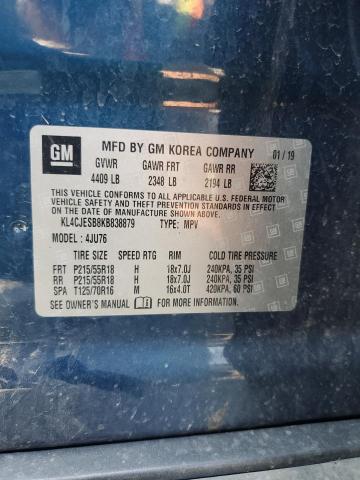 2019 BUICK ENCORE PRE KL4CJESB8KB838879