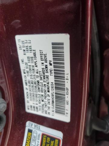 2015 HONDA CR-V LX 5J6RM4H38FL128554