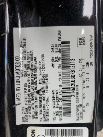 2013 LINCOLN MKZ HYBRID - 3LN6L2LU3DR815113