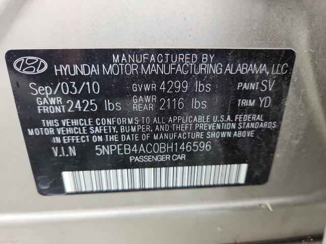 2011 HYUNDAI SONATA GLS - 5NPEB4AC0BH146596