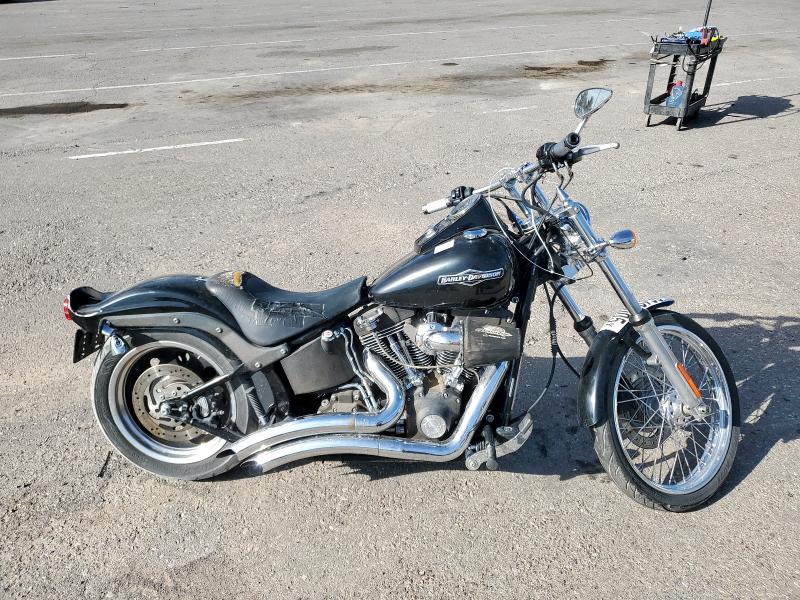 HARLEY-DAVIDSON FXSTB 2007 black  gas 1HD1JA5157Y090605 photo #1