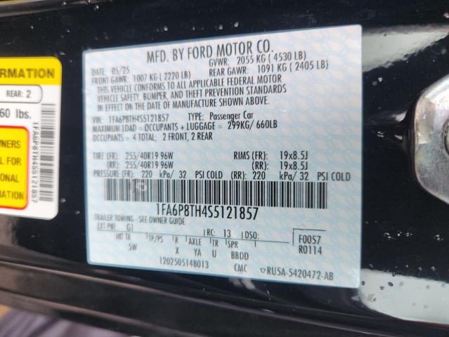 2025 FORD MUSTANG 1FA6P8TH4S5121857