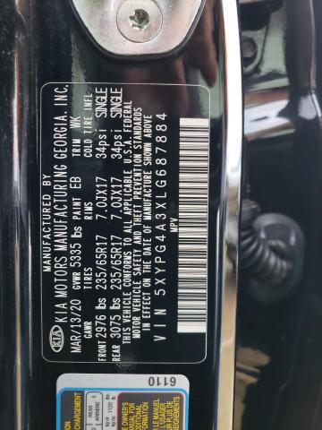 2020 KIA SORENTO L 5XYPG4A3XLG687884