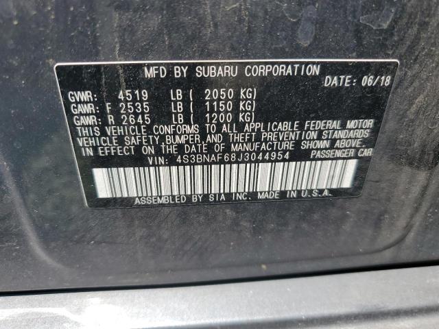 2018 SUBARU LEGACY 2.5 4S3BNAF68J3044954